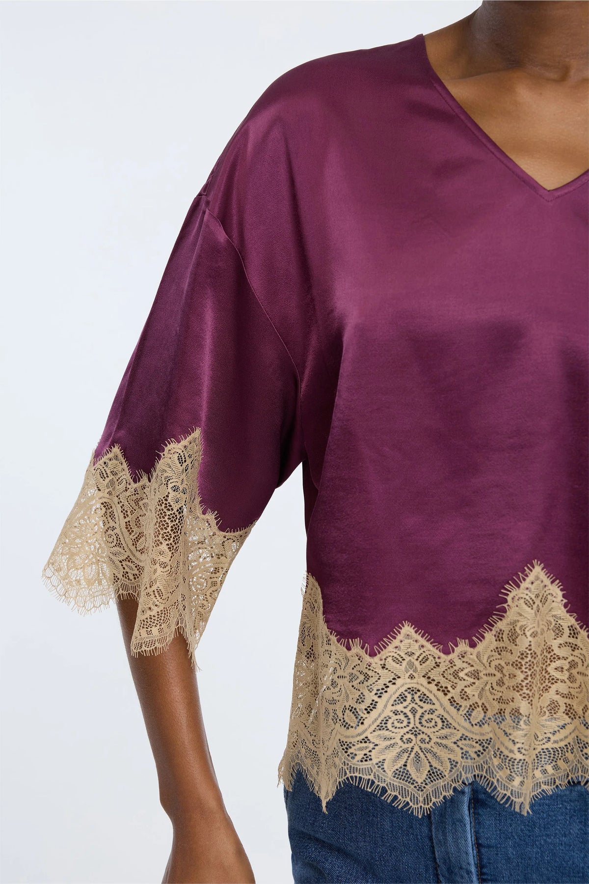 CAFIRA TOP - PLUM