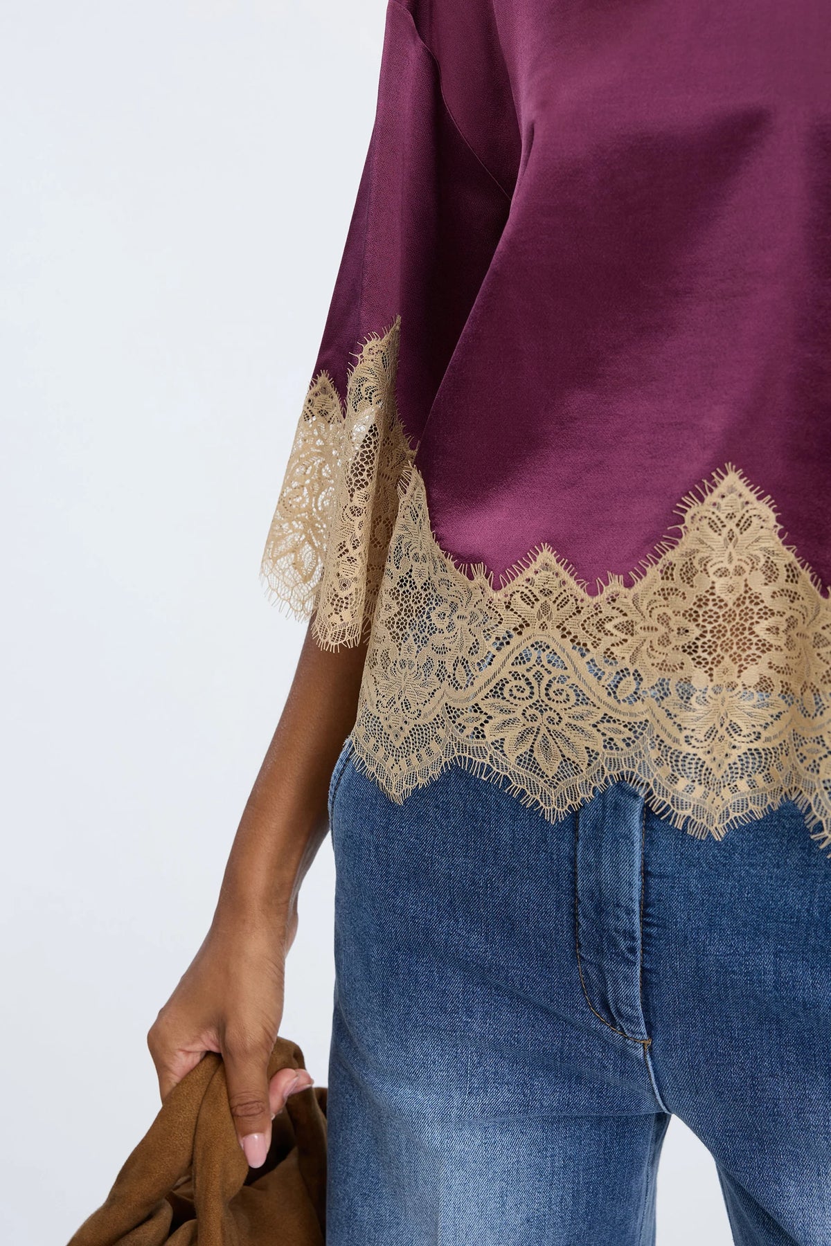 CAFIRA TOP - PLUM