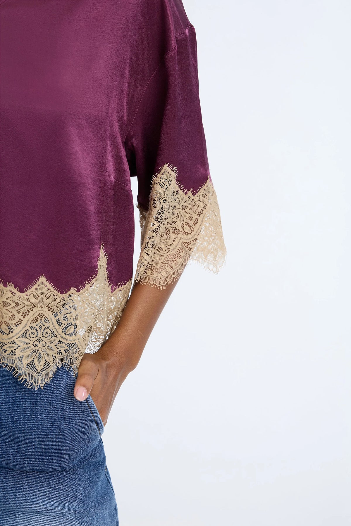CAFIRA TOP - PLUM
