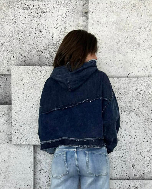 HUSKEY BLUSE i DENIM - 10304