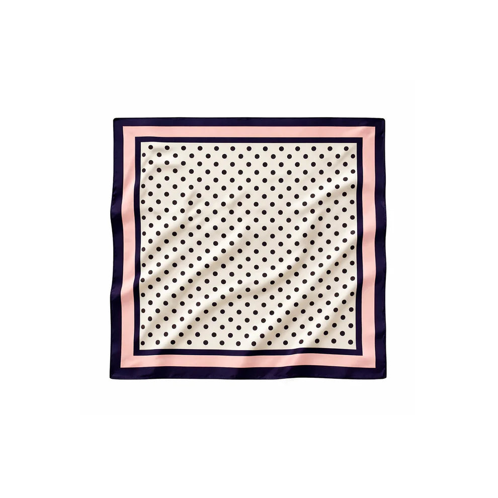 CALLIE TØRKLÆDE - NAVY ROSA