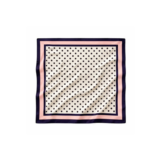 CALLIE TØRKLÆDE - NAVY ROSA
