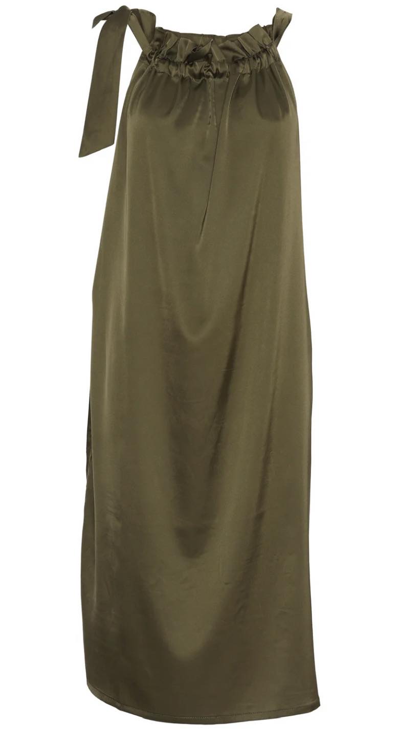 ELISABETH DRESS - ARMY GREEN