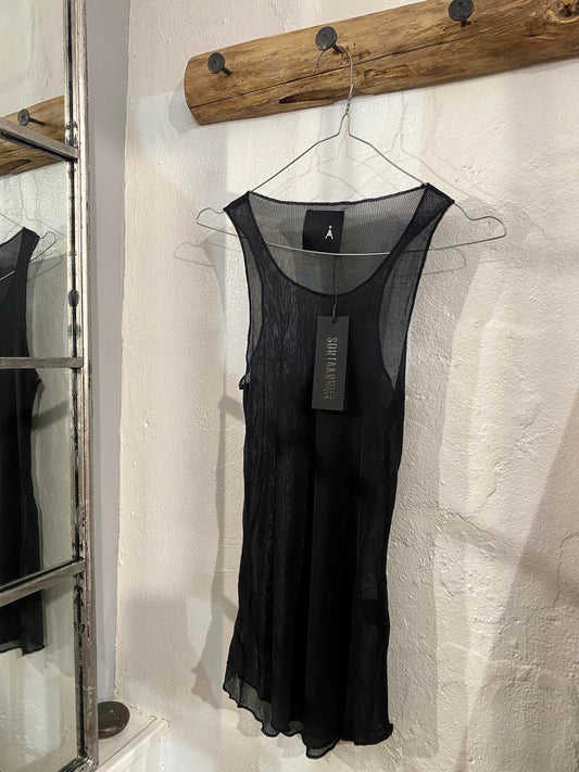 TOP I LYOCIL RIB - BLACK
