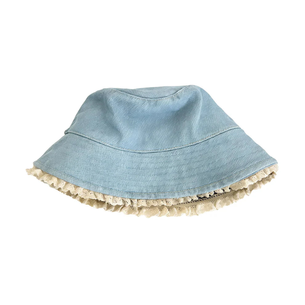 KIMBERLEY BØLLEHAT - LYS DENIM