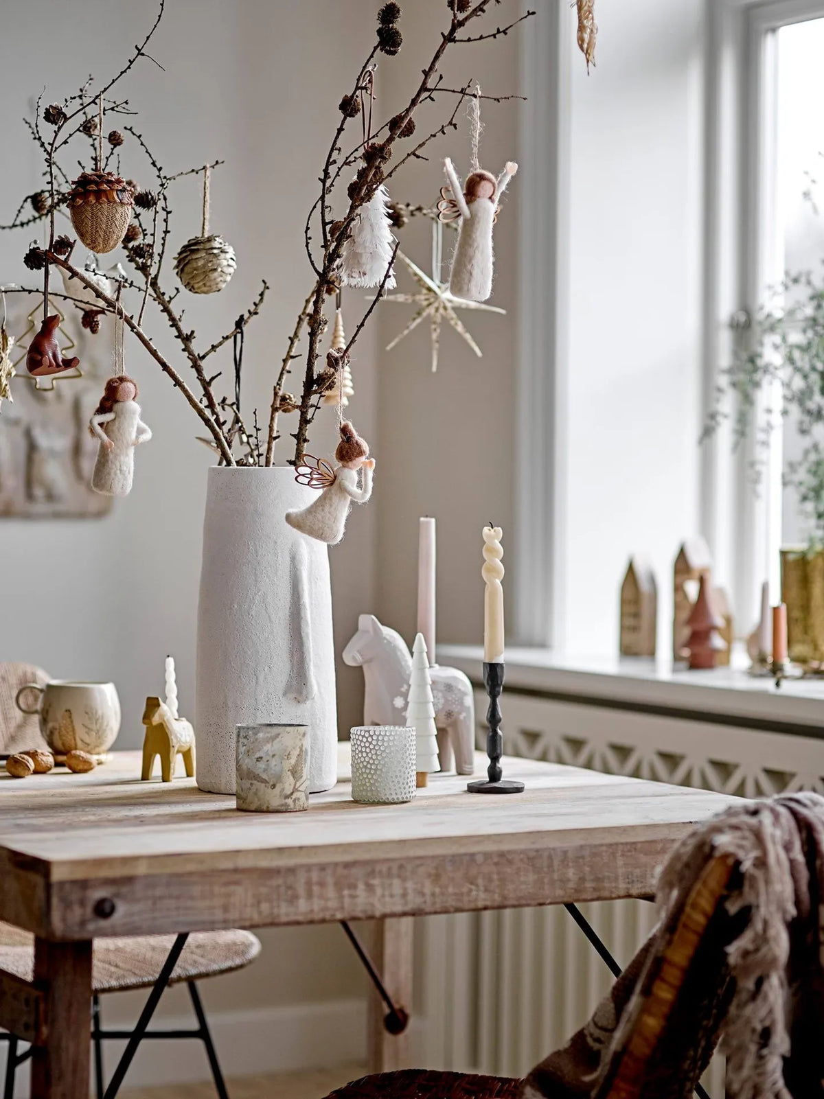 SIFFER LYSESTAGER MULTIFARVET - SORT BRUN HVID