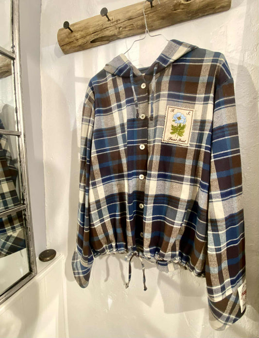 ARCHIVIO BOTANICO HOODED BLOUSE