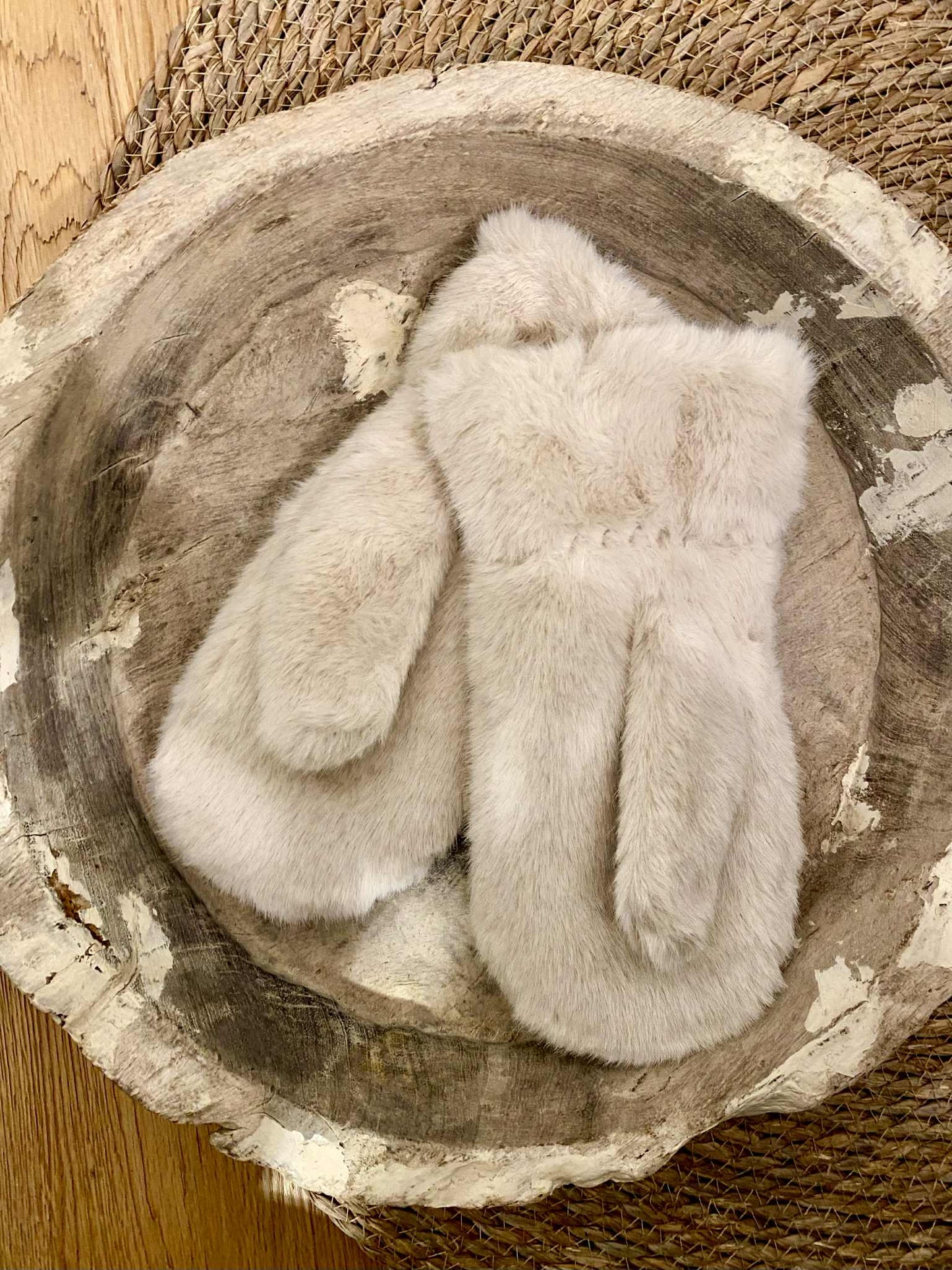 FAKE FUR LUFFER - 74 OFFWHITE