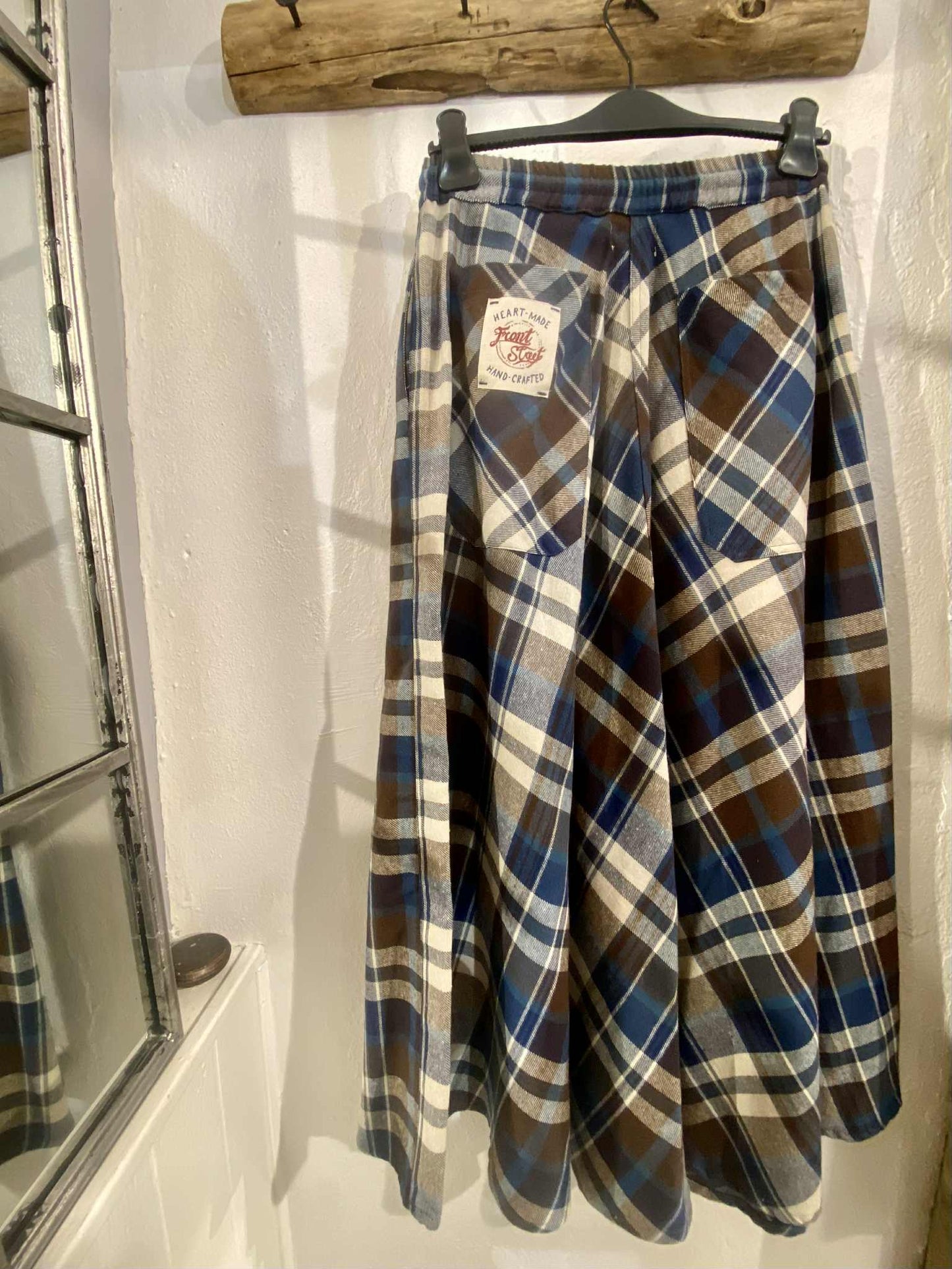 CHECKED SKIRT - UNIQUE