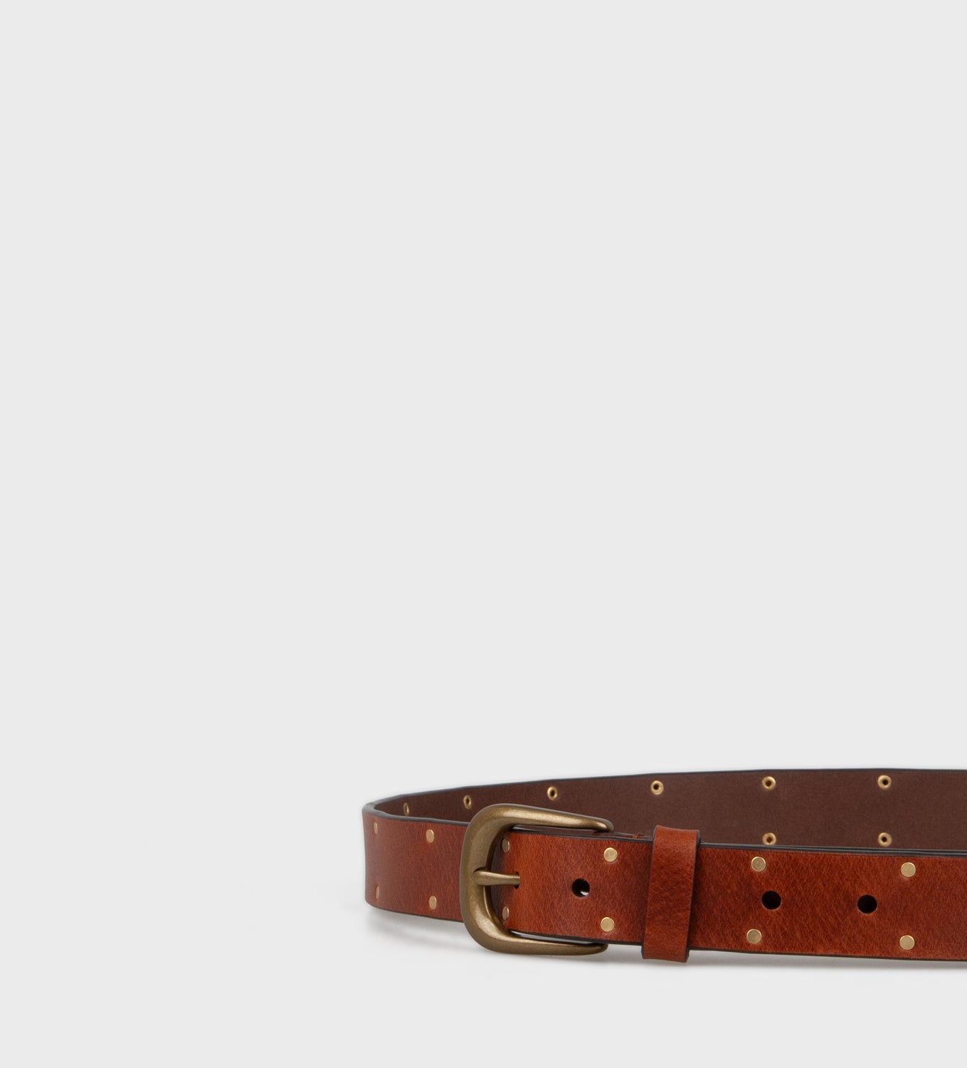 MADISON BELT - 222 COGNAC