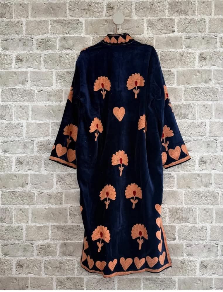 LANG JAKKE MED BRODERI - SPIRIT