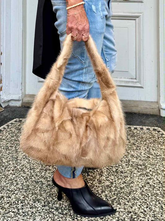 DANSK PRODUCERET MINK TASKE