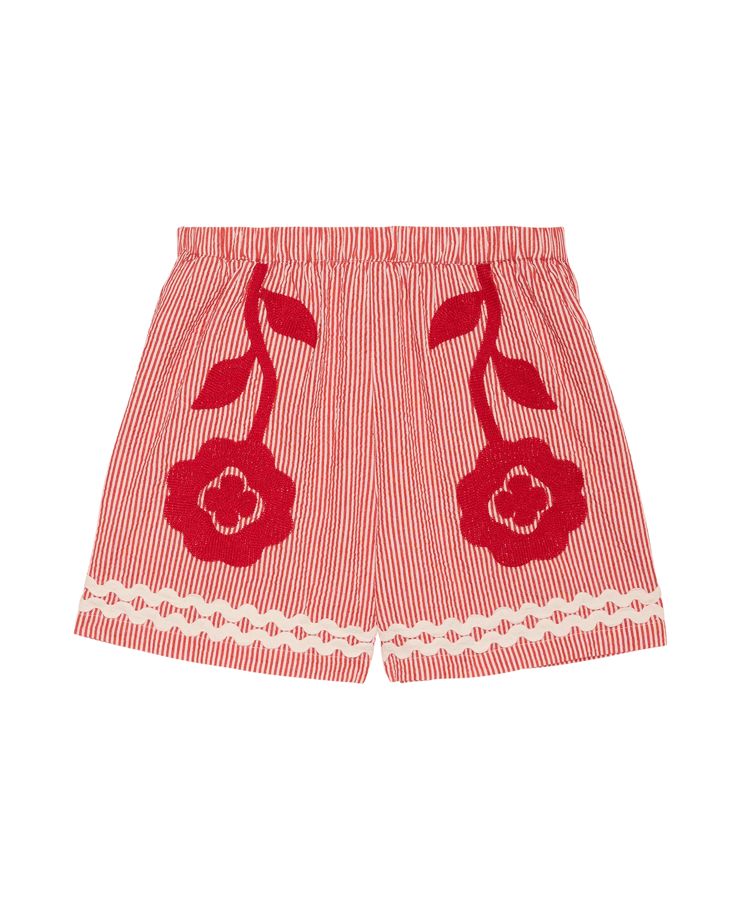 ABELONE SHORTS - RED FLOWER