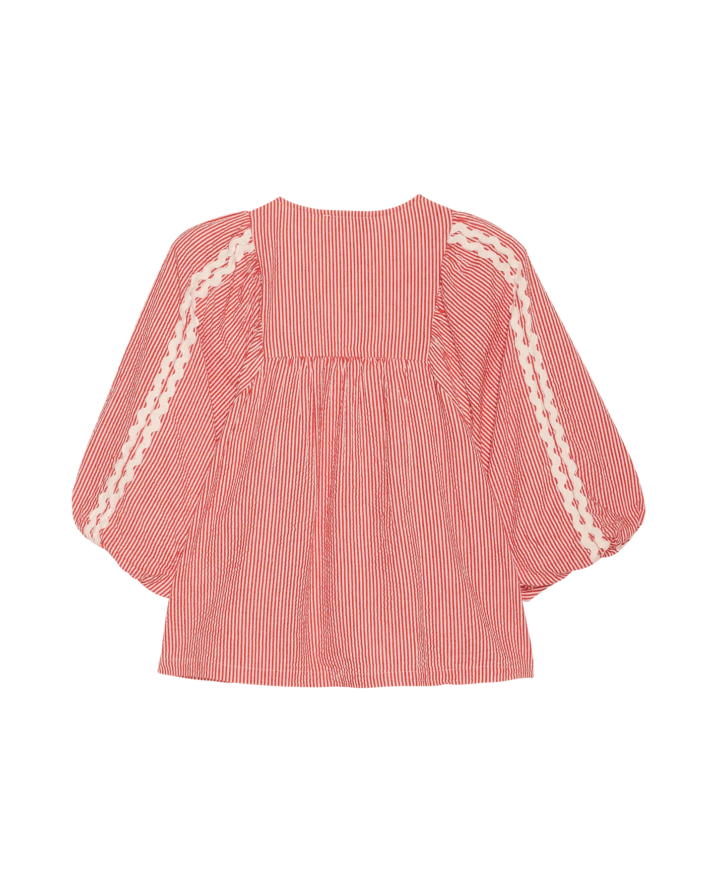 ABELONE TOP - RED FLOWER