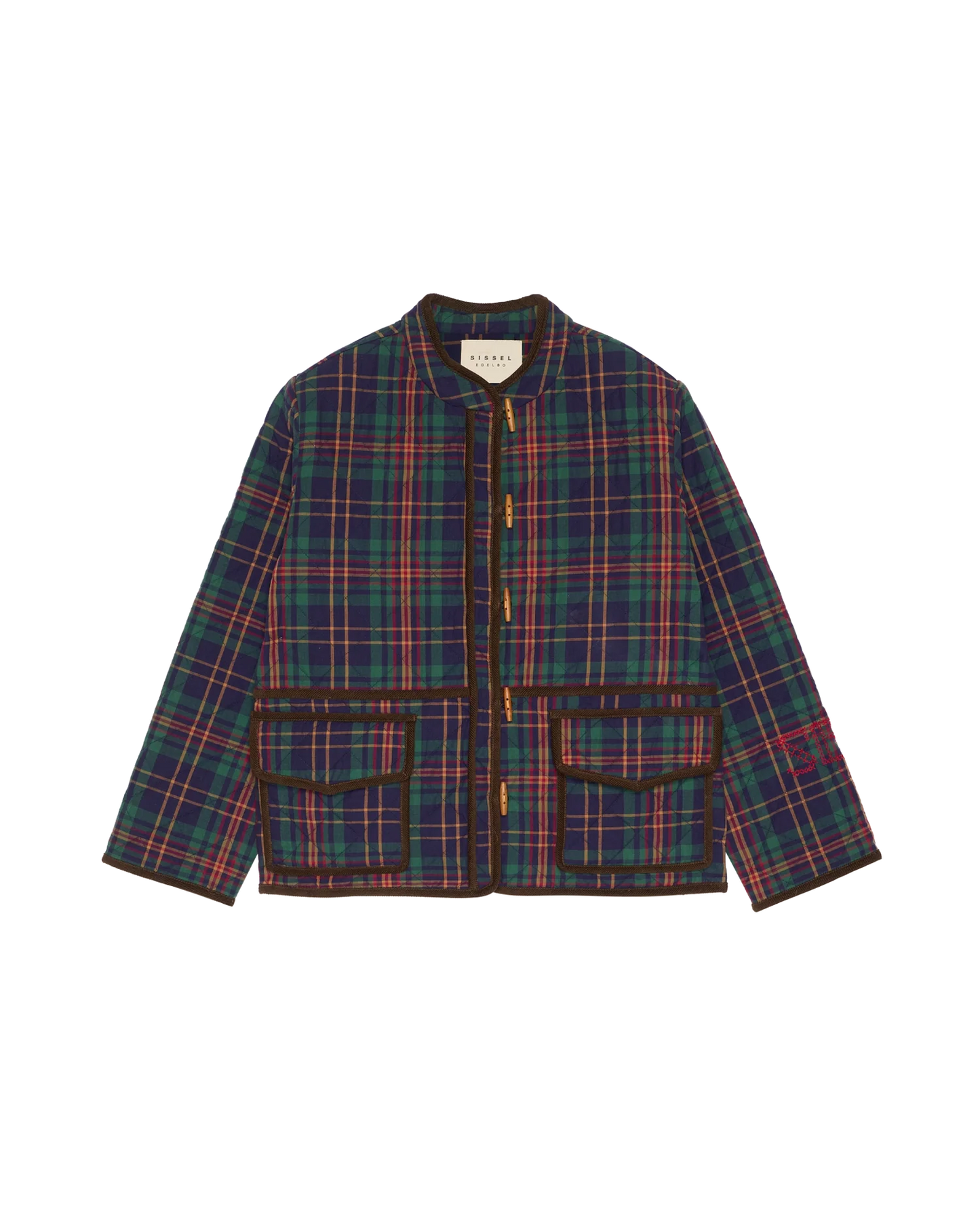 ADRIANE JACKET - GREEN CHECKS