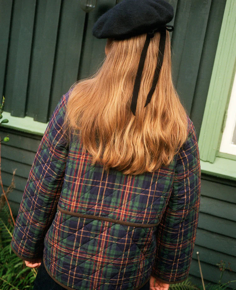 ADRIANE JACKET - GREEN CHECKS