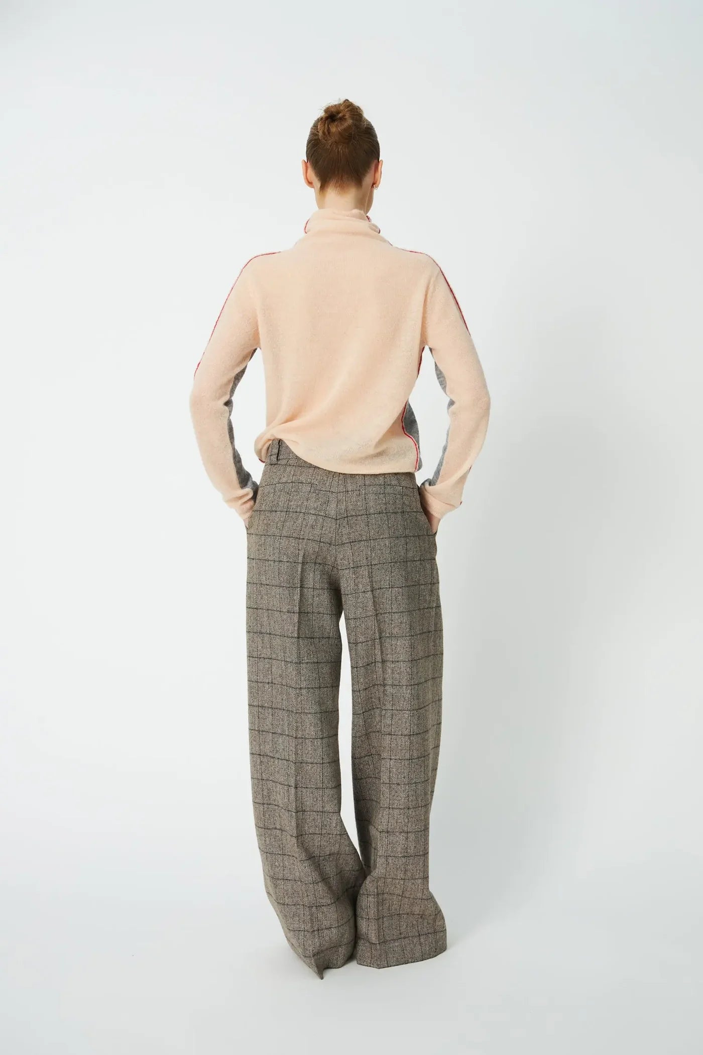 TURTLENECK ALPACA SWEATER - PALE PINK