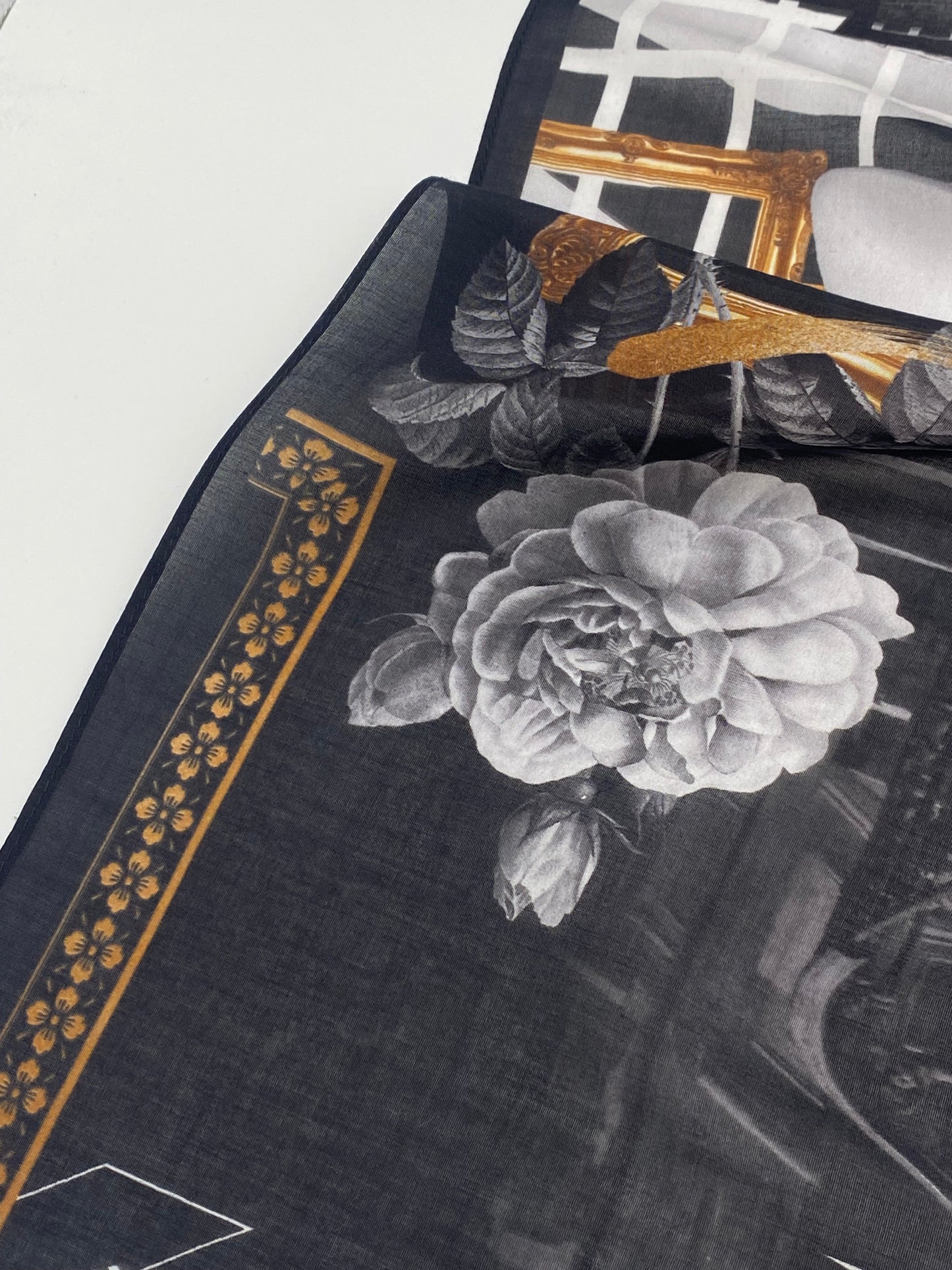 SMALL SILK SCARF - 45 MULTI