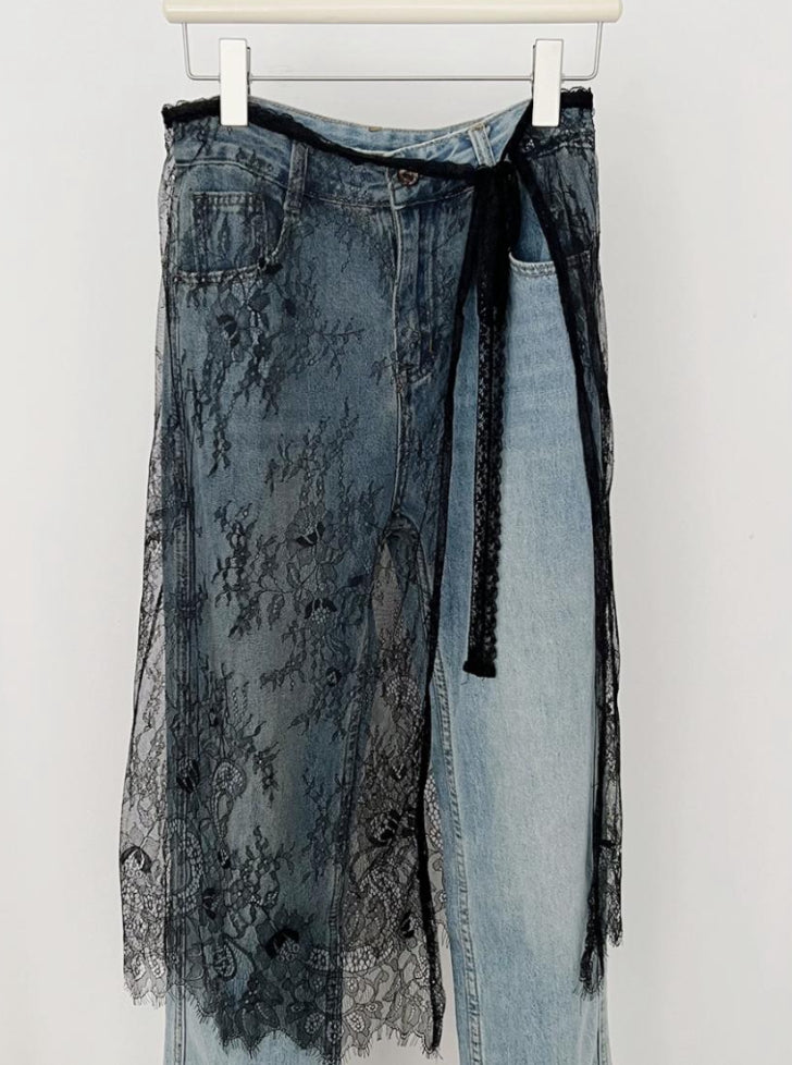 SLÅ-OM BLONDE NEDERDEL - 01 BLACK