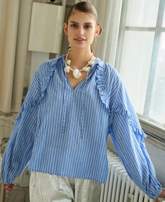 BELLA TOP - SEA STRIPES