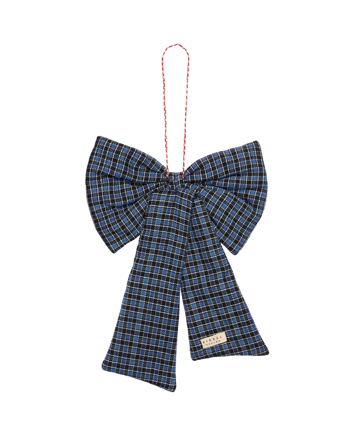 BIG BOW - BLUE CHECKS