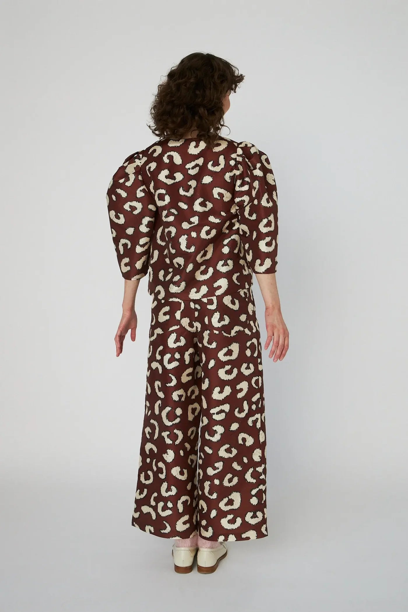 CRISP BLOUSE - LEOPARD