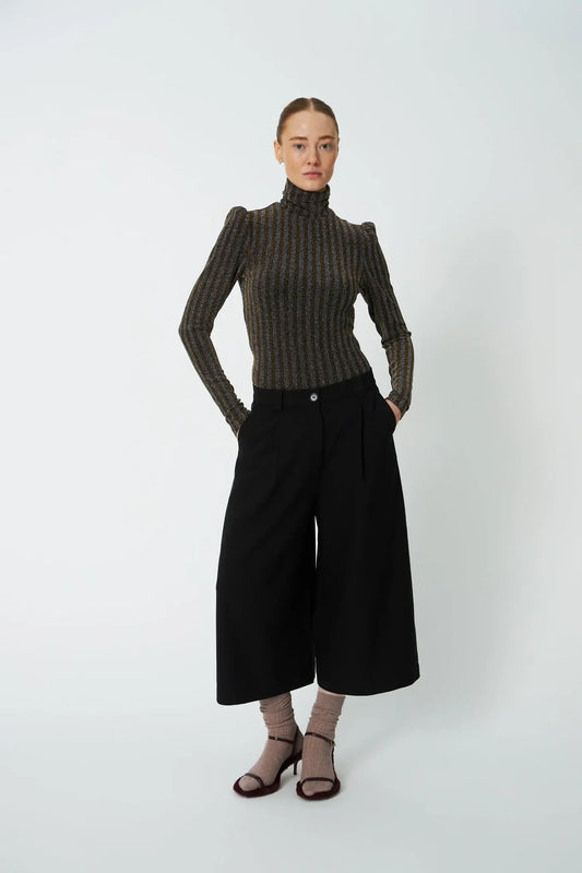 CROPPED MID-WAIST PANT