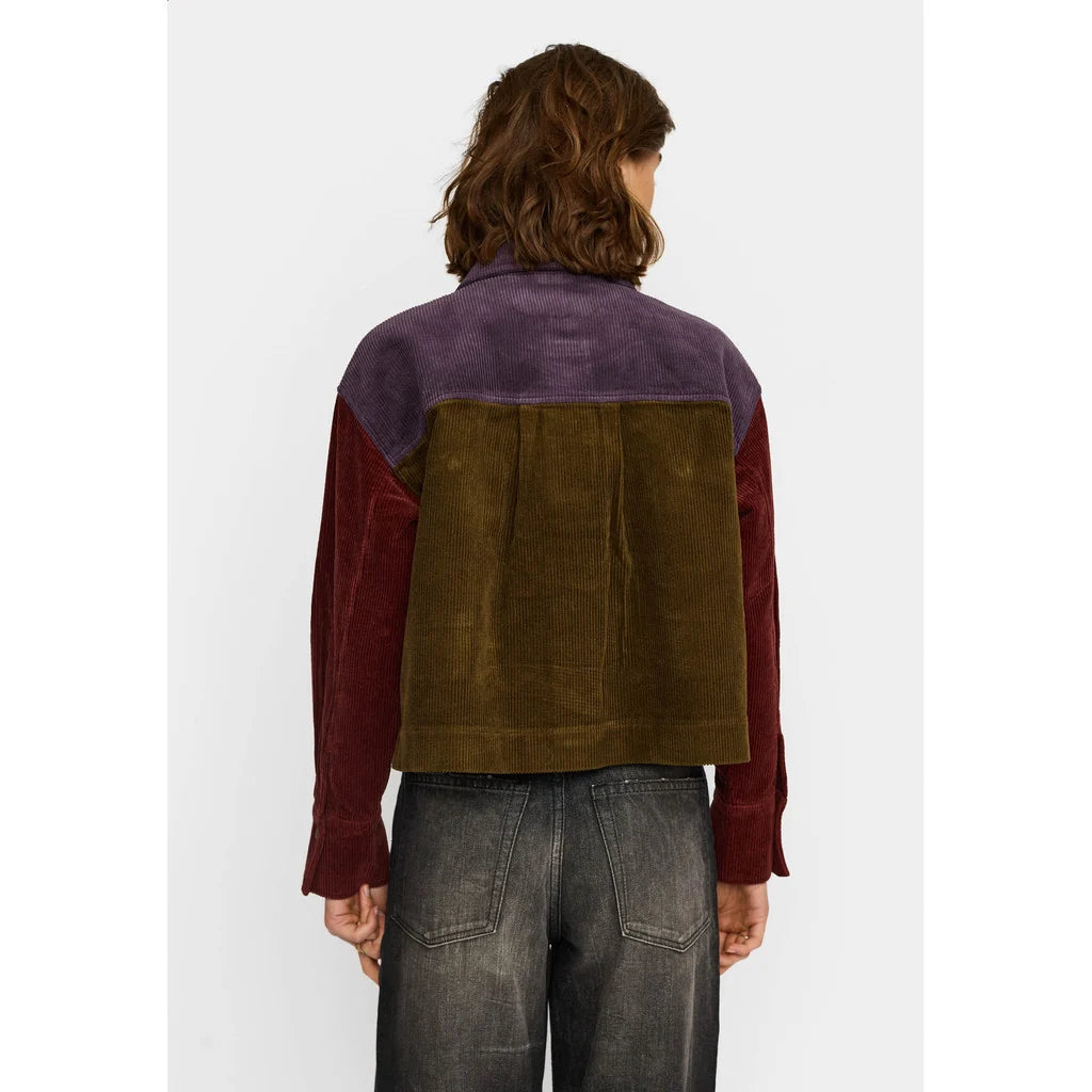 CROPPED SHIRT - 33115 DARKPURPLE