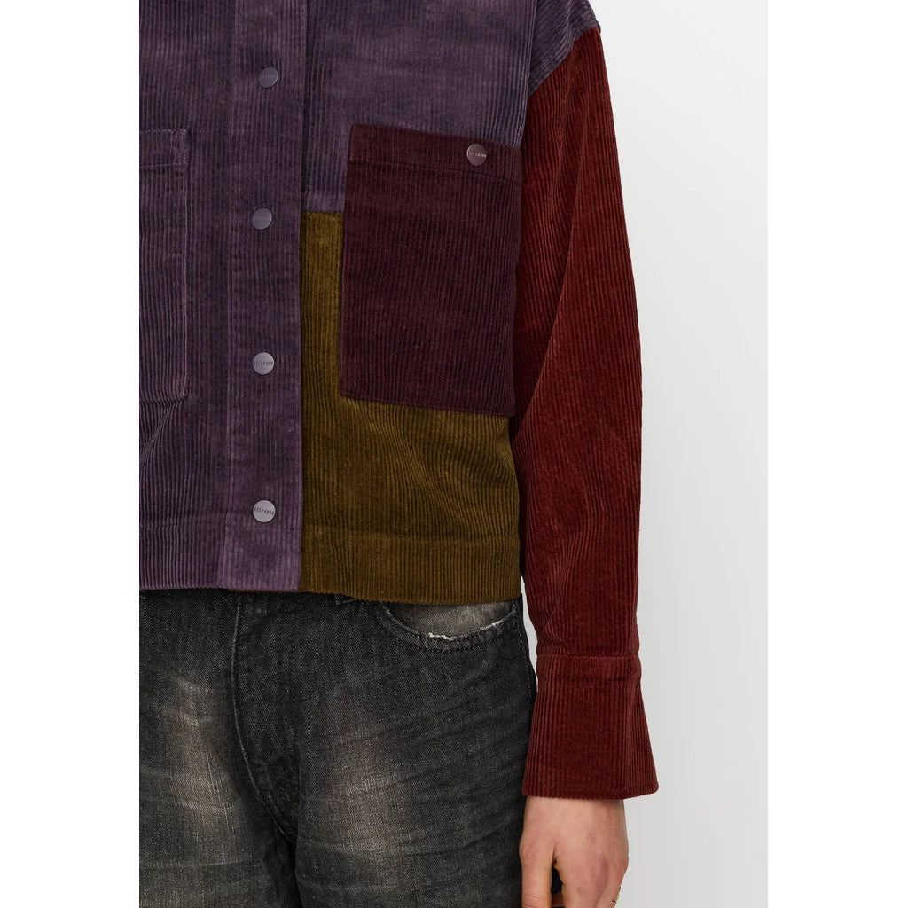CROPPED SHIRT - 33115 DARKPURPLE