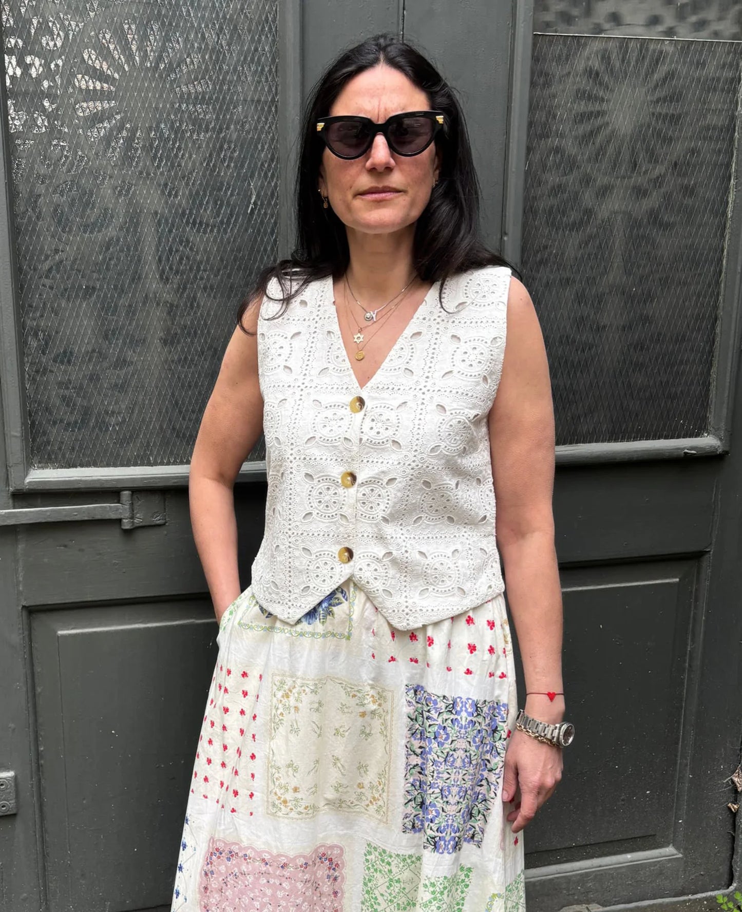 DEBBIE VEST - CREAM