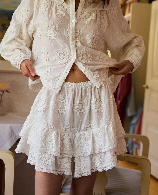 DELPHINE SHORTS - OFF WHITE