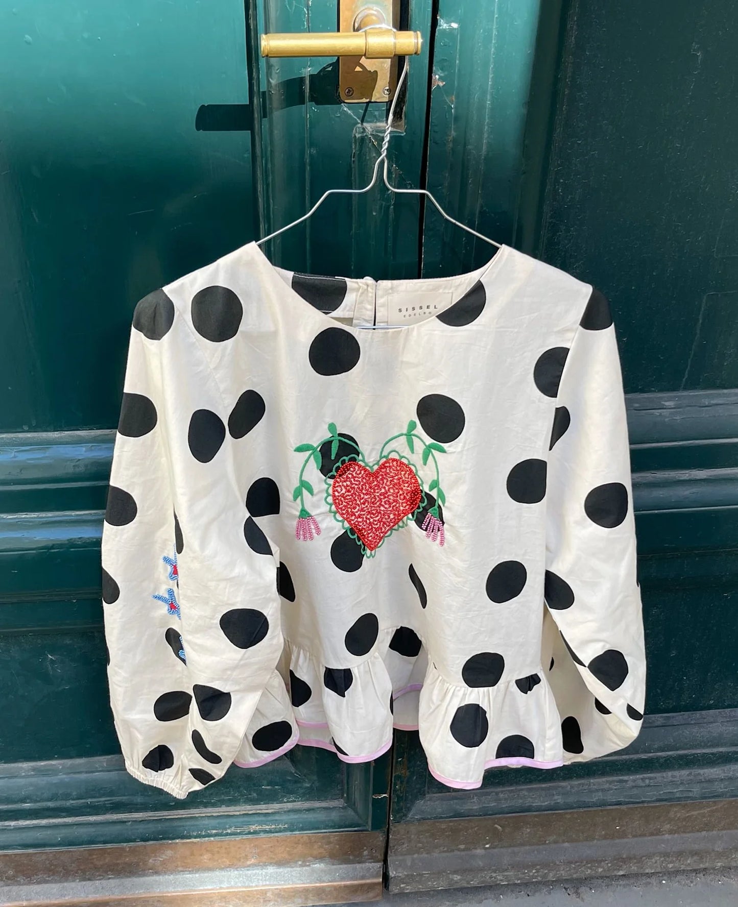 DIANA TOP - BLACK DOT