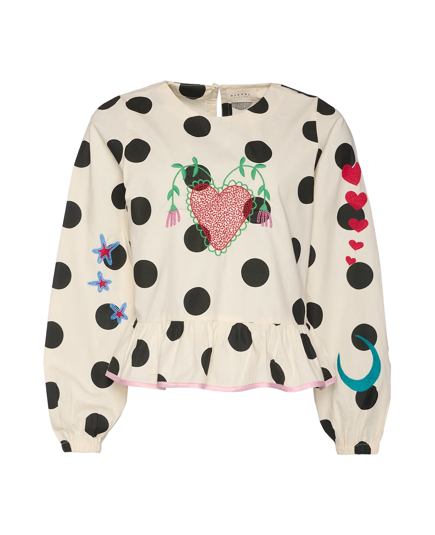 DIANA TOP - BLACK DOT
