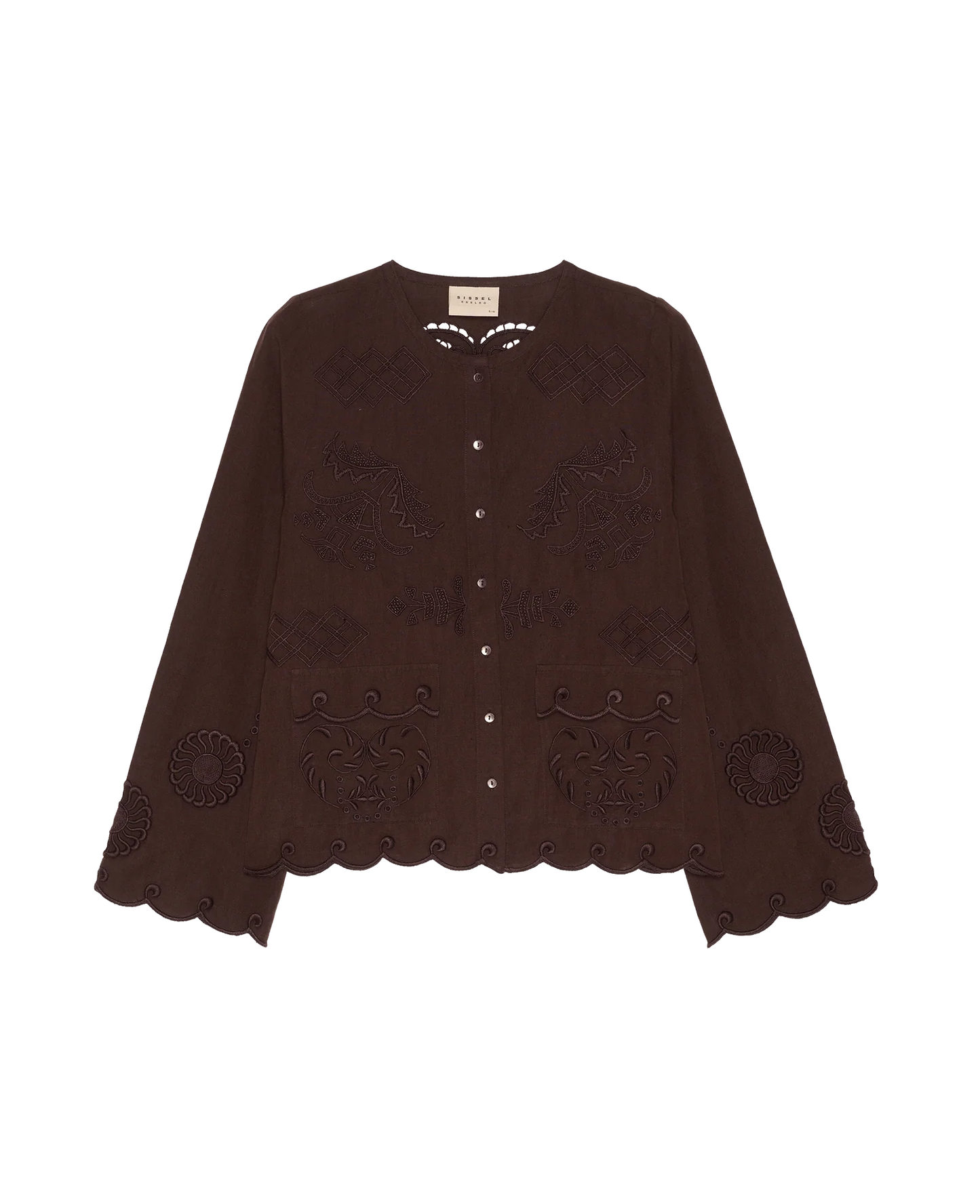 ESTER SHIRT -SEAL BROWN