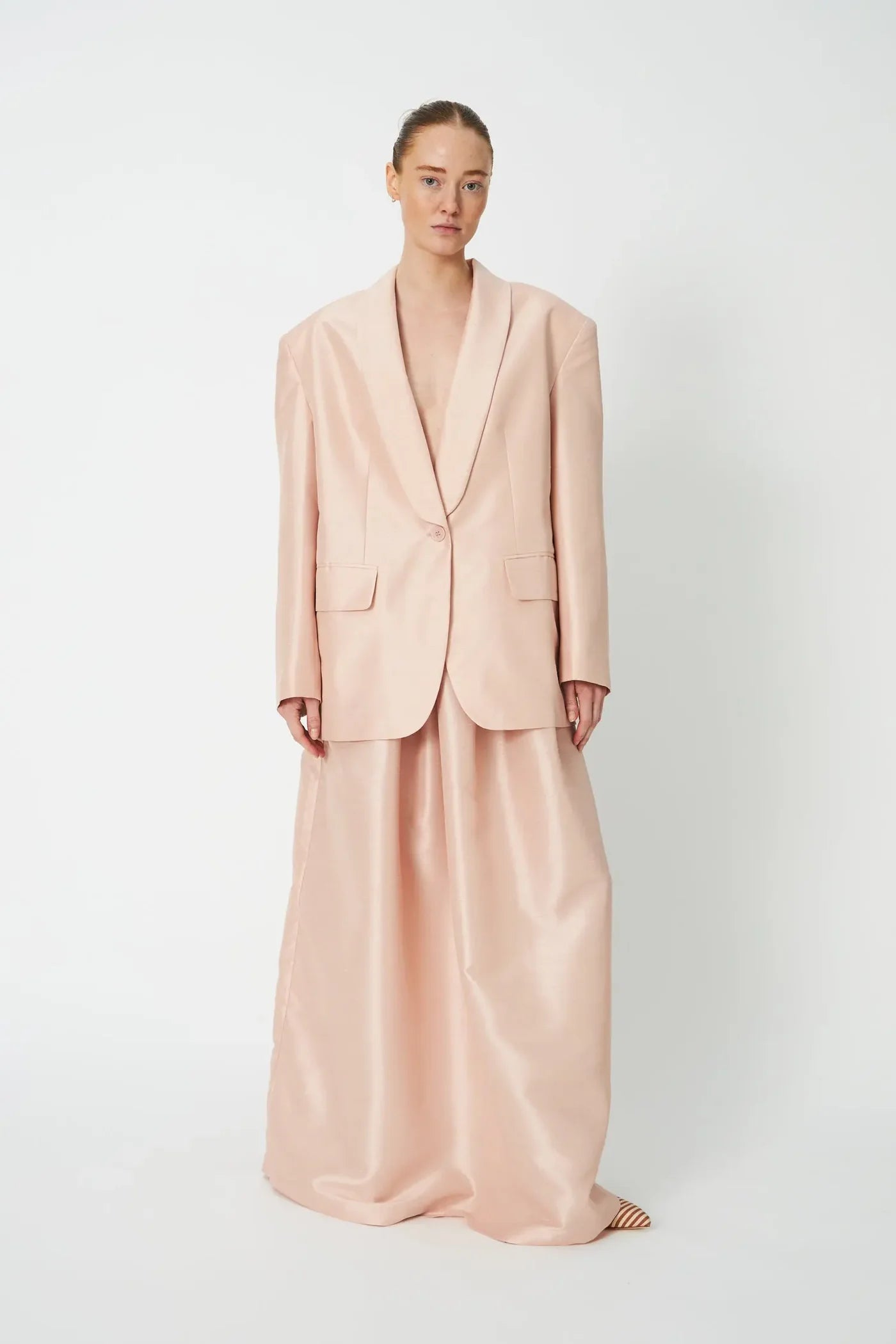 FESTLIG OVERSIZE BLAZER -DUST ROSE