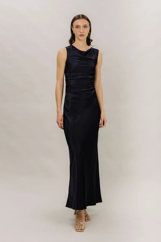 FLORENTINA DRESS - DARK NAVY