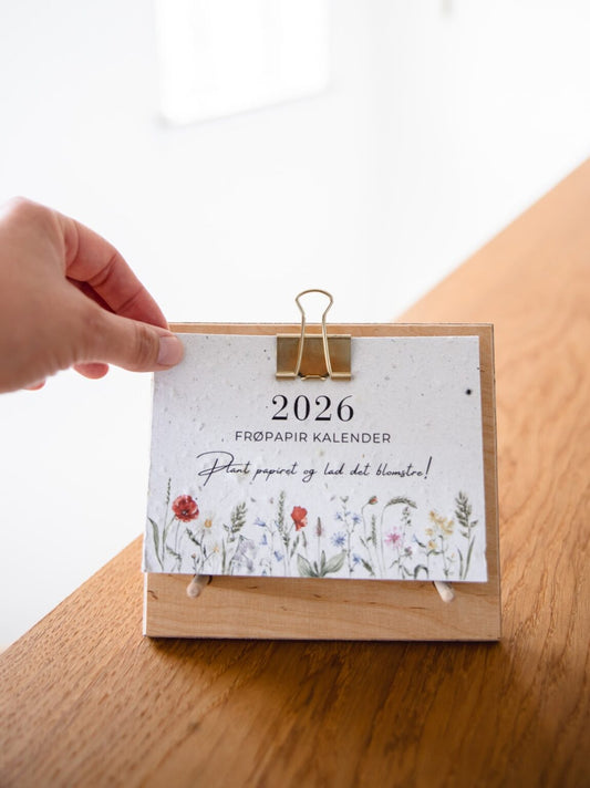 FRØPAPIR KALENDER FOR 2026