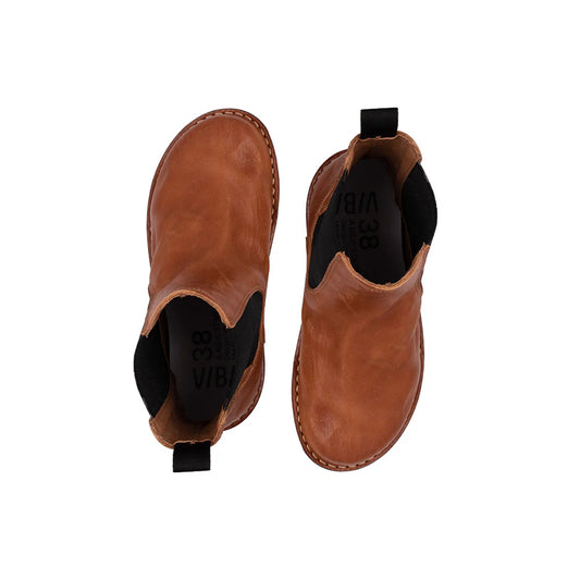 HELSINKI LEATHER COGNAC BROWN