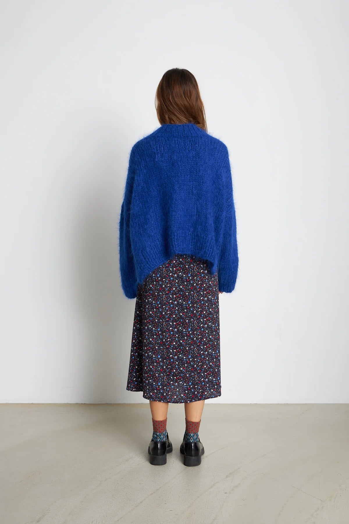 HANDCRAFTED SWEATER - HAPPY BLUE