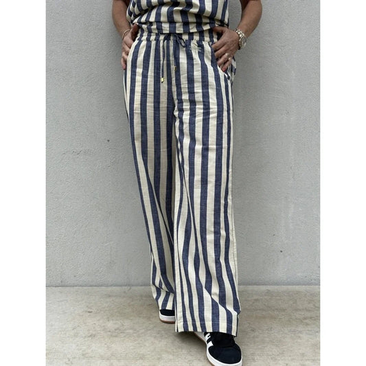 HONOLULU WIDE STRIPE - DARK BLUE