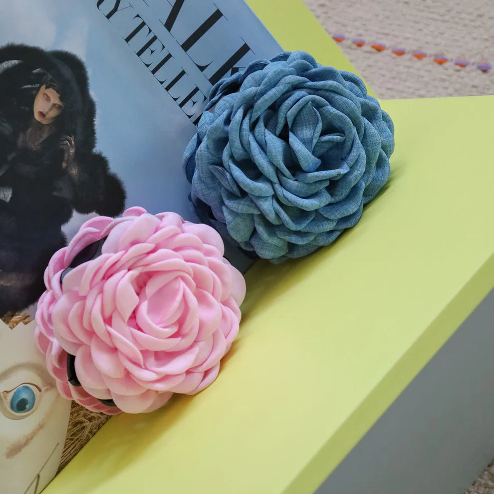 DAISY HÅRKLEMME STOR - DENIM