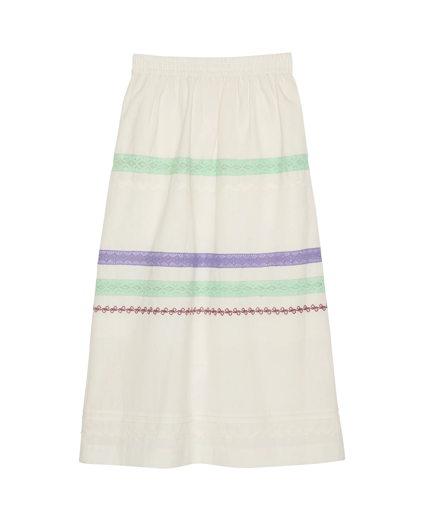 ISHA SKIRT -SNOW WHITE
