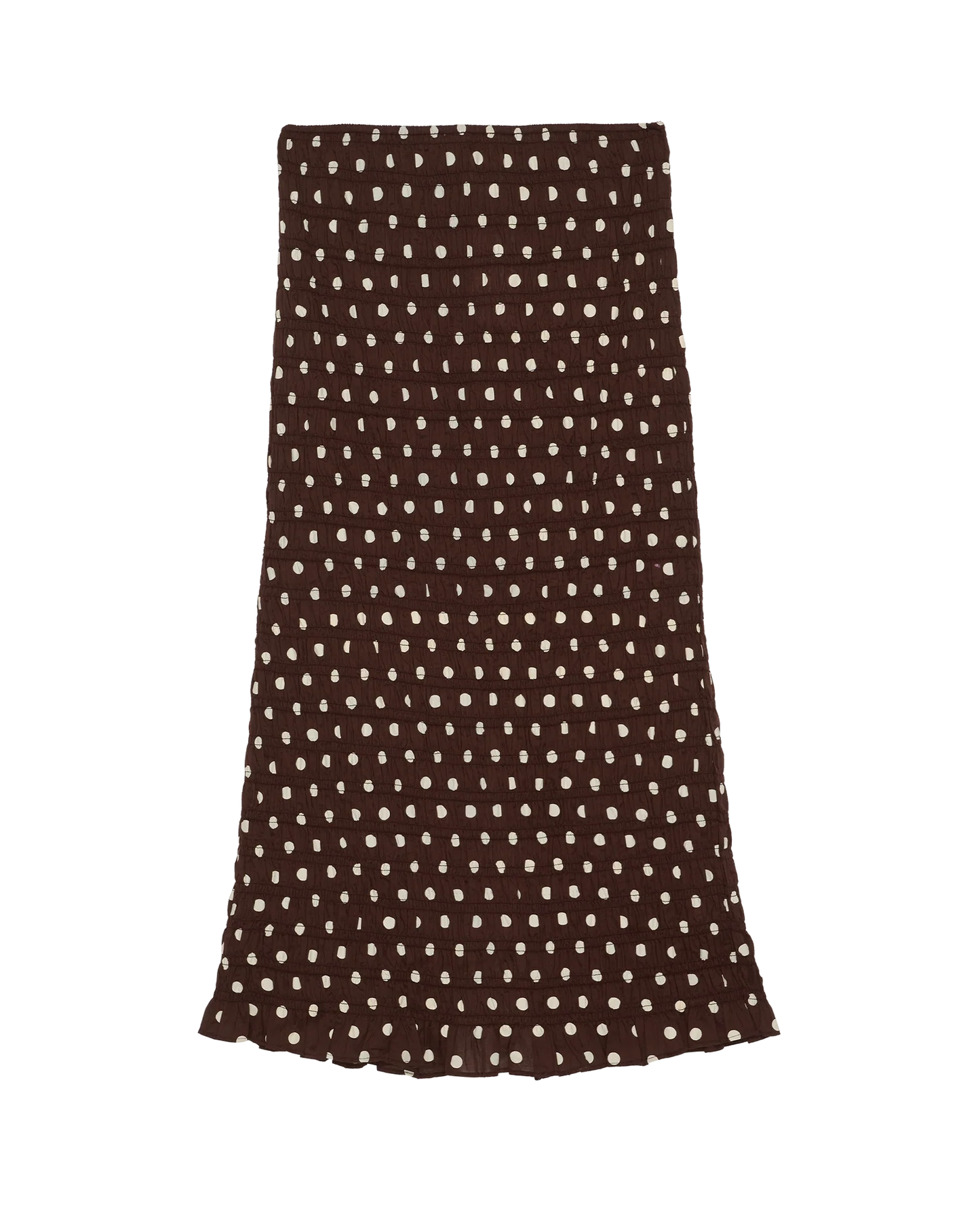 LADY SKIRT - BROWN DOT