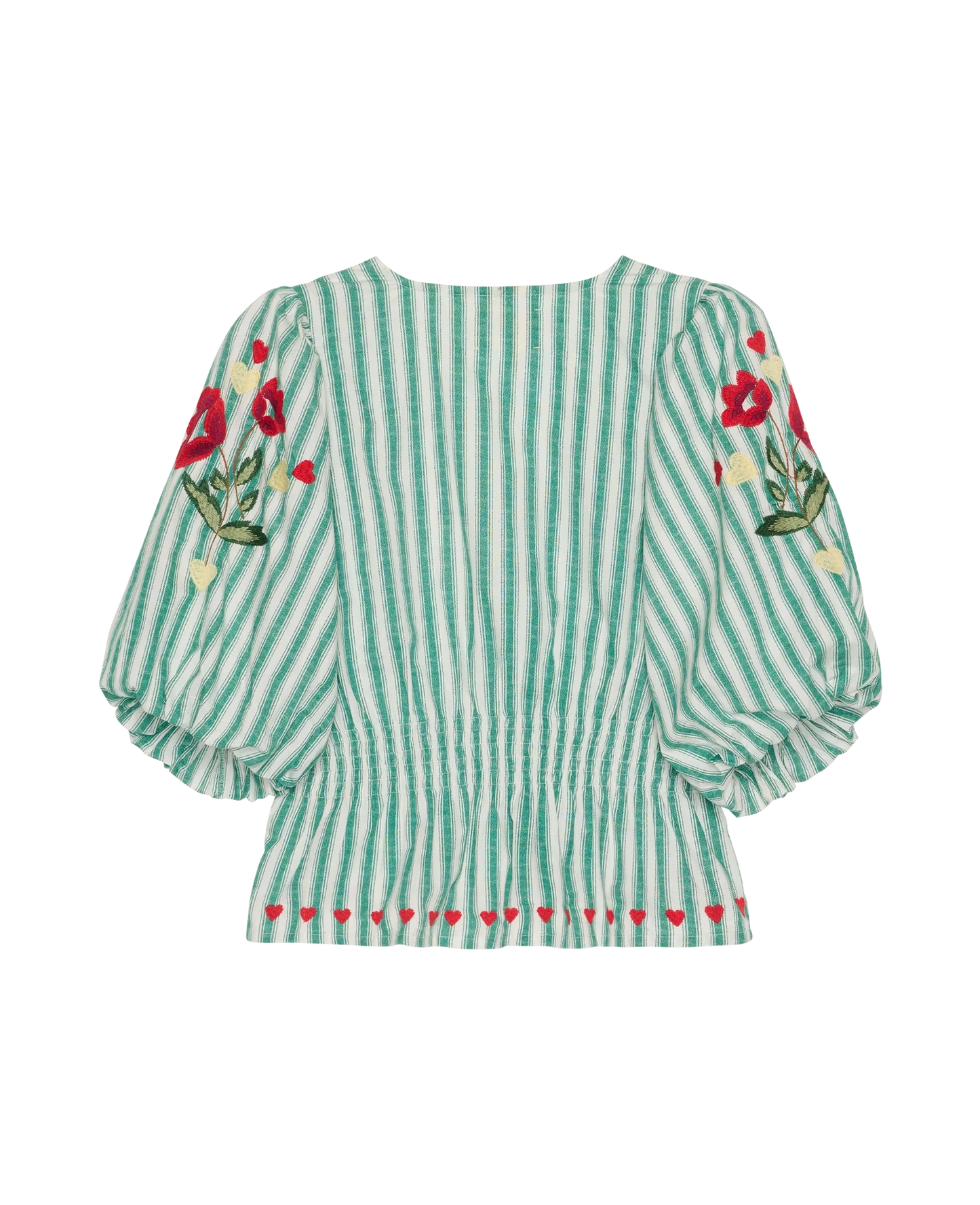 LOTTA SHIRT - GREEN STRIPES