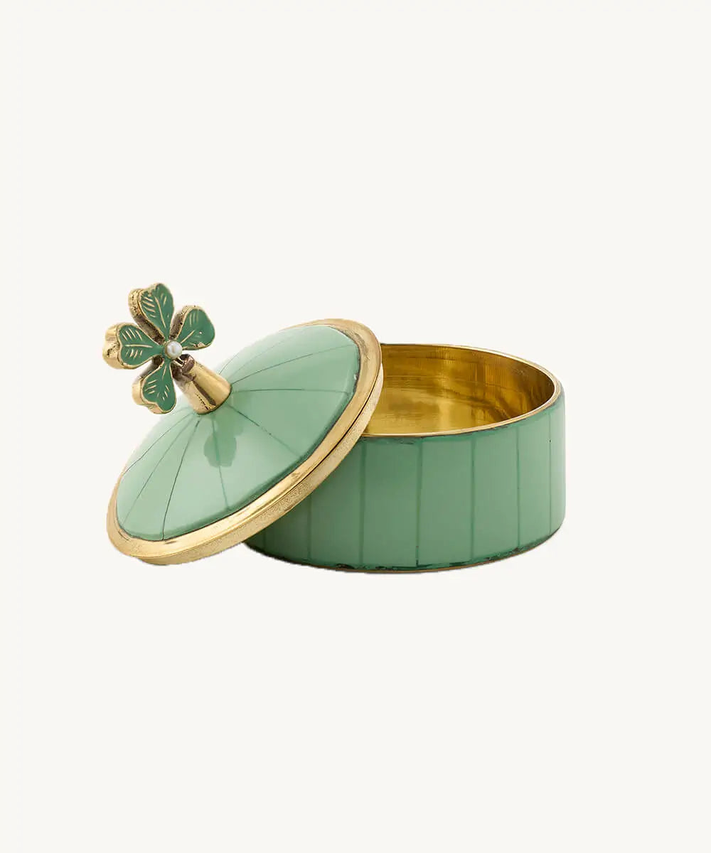 LUCKY CLOVER CIRCUS BOX MEDIUM - GREEN