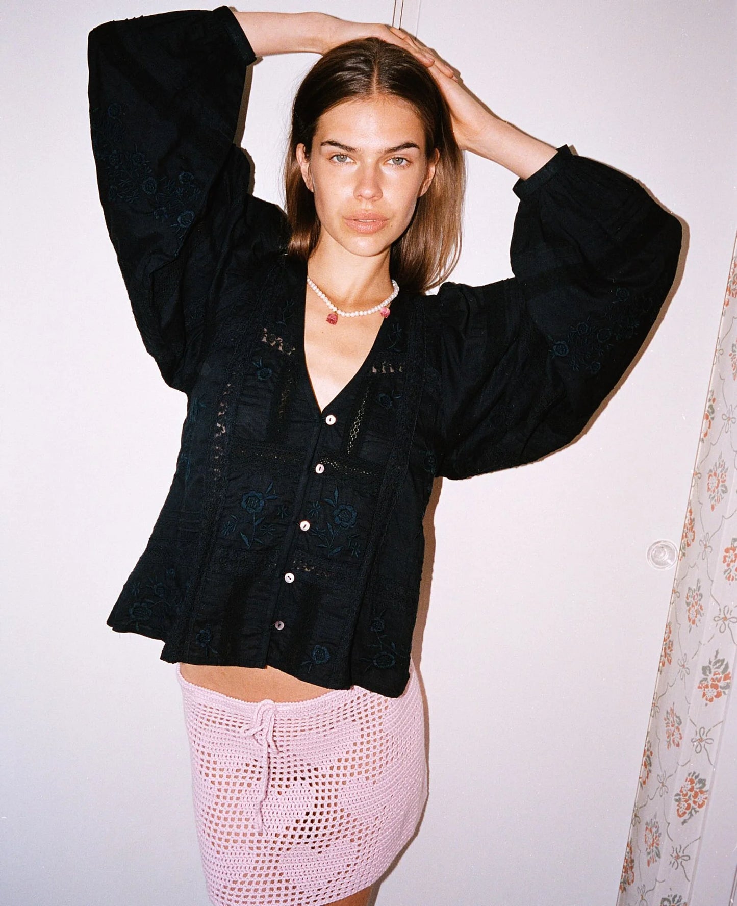 MABEL SHIRT - ALMOST BLACK