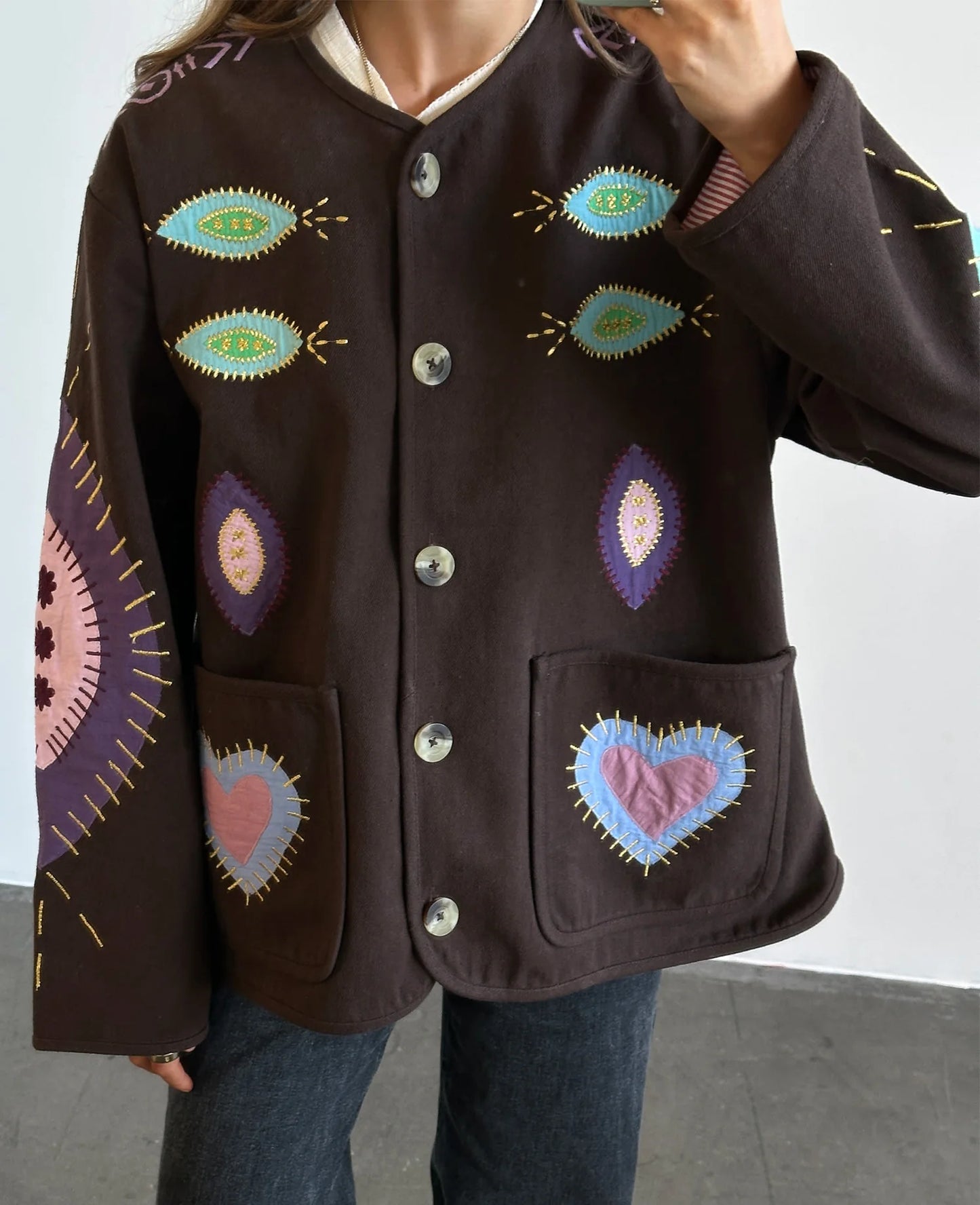 MAGGIE JACKET - FUGDE BROWN