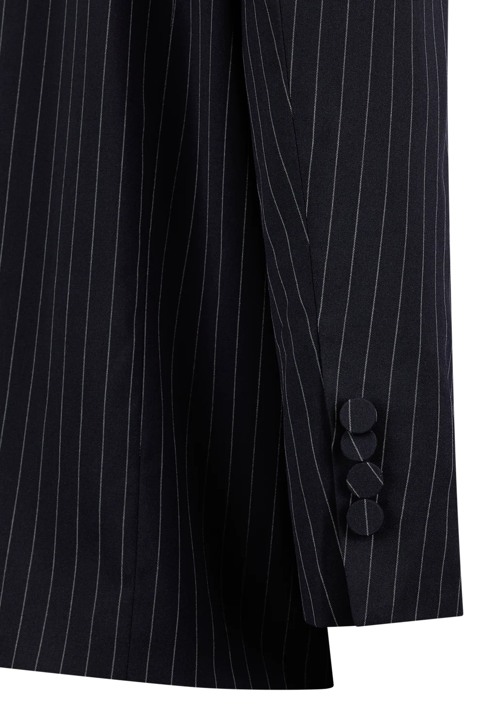MARGARET BLAZER - DARK NAVY PINSTRIPE
