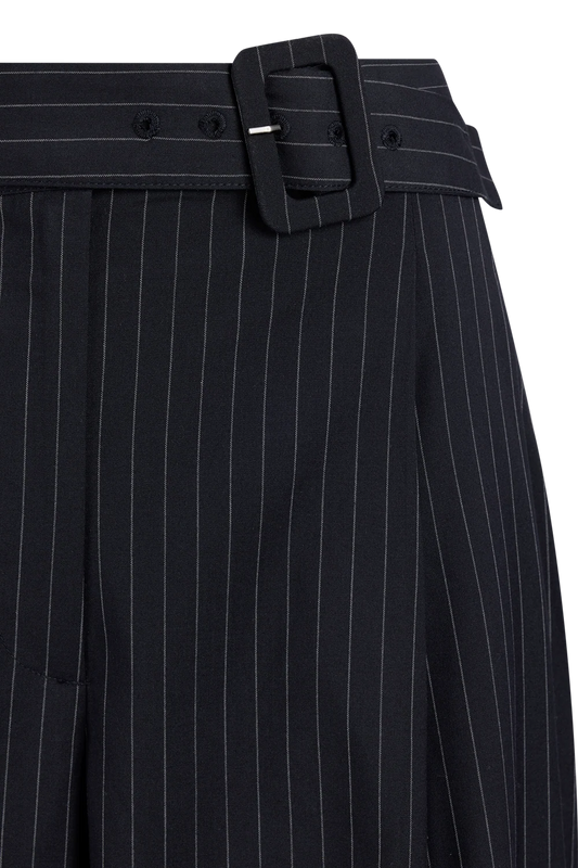 MARGARET PANTS - DARK NAVY PINSTRIPE