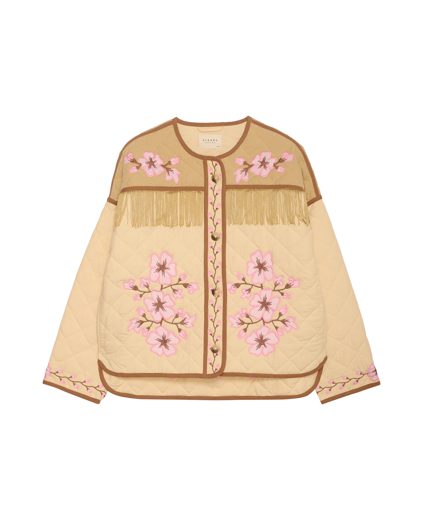 MATTIE JACKET-CHERRY FLOWER
